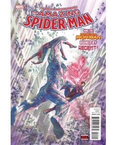 Amazing Spider-Man (2015) #  14 (9.2-NM) Alex Ross cover, Iron Man