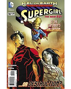 Supergirl (2011) #  14 (8.0-VF) H'el on Earth Tie-in