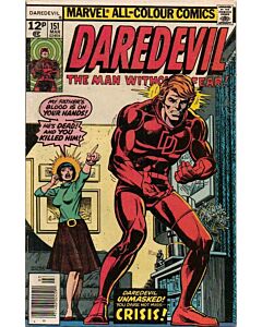 Daredevil (1964) # 151 UK Price (5.0-VGF) Dave Cockrum cover