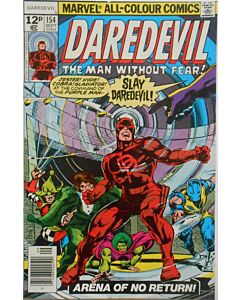 Daredevil (1964) # 154 UK Price (3.0-GVG) Gene Colan cover and art