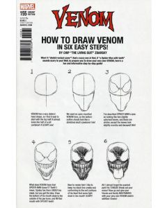 Venom (2016) # 155 Cover G (9.0-VFNM) How to Draw Variant