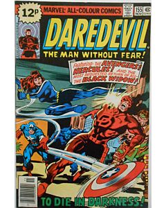 Daredevil (1964) # 155 UK Price (6.0-FN) Black Widow, Avengers