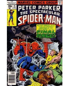 Spectacular Spider-Man (1976) #  15 (8.0-VF) Razorback, Man-Beast