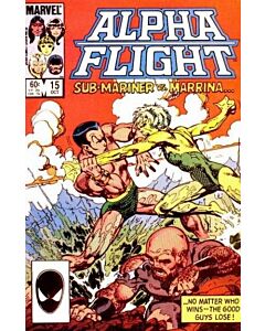 Alpha Flight (1983) #  15 (4.0-VG) John Byrne, Sub-Mariner