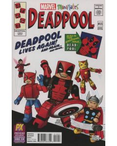 Deadpool (2016) #  15 E (9.2-NM) PX SDCC Minimates Cover