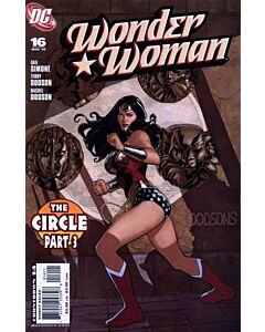 Wonder Woman (2006) #  16 (5.0-VGF) Terry Dodson, Tag on back cover