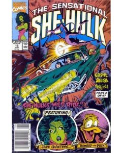 Sensational She-Hulk (1989) #  16 Newsstand (8.0-VF) Howard the Duck