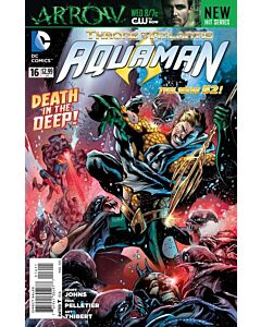 Aquaman (2011) #  16 (8.0-VF) Throne of Atlantis, Justice League, Ocean Master