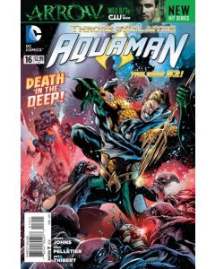 Aquaman (2011) #  16 (9.0-VFNM) Justice League