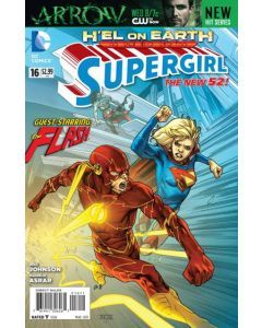 Supergirl (2011) #  16 (9.0-VFNM) H'el on Earth Tie-in, The Flash