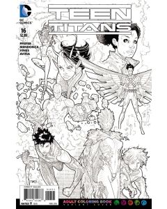 Teen Titans (2014) #  16 Cover B (9.0-VFNM) Adult Coloring Book variant
