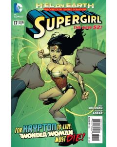 Supergirl (2011) #  17 (9.0-VFNM) H'el on Earth Tie-in, Wonder Woman