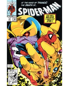 Spider-Man (1990) #  17 (9.0-VFNM) Thanos, Infinity Gauntlet Tie-In