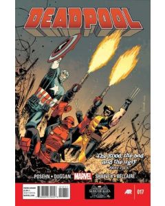 Deadpool (2012) #  17 (9.2-NM) Wolverine Captain America