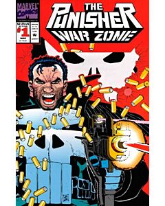 Punisher War Zone (1992) #   1 Die-Cut Cover (5.0-VGF) Waterdamage