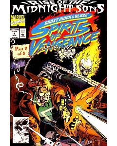 Ghost Rider Blaze Spirits of Vengeance (1992) #   1 Polybagged (8.0-VF) Sealed, With poster, Price tags on bag