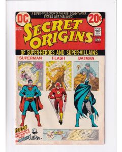 Secret Origins (1973) #   1 (6.0-FN) (1384431) Superman Flash Batman
