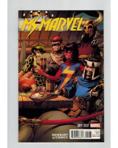 Ms. Marvel (2015) #   1 Newbury Variant (9.0-VFNM) (2286550)