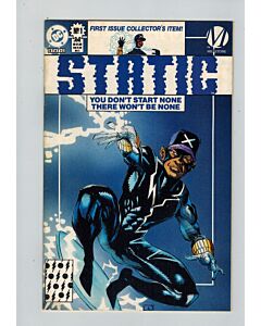 Static (1993) #   1 Blue Variant (6.0-FN) (651657) 1st appearance Static