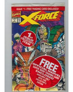 X-Force (1991) #   1 Polybagged with Deadpool card (7.0-FVF)