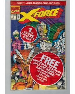 X-Force (1991) #   1 Polybagged with Deadpool card  Negative UPC (7.0-FVF)