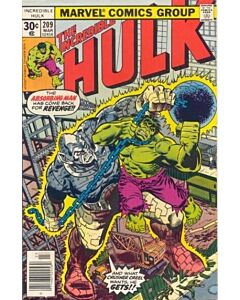 Incredible Hulk (1962) # 209 (7.0-FVF) Absorbing Man, Cover stains