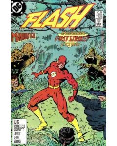 Flash (1987) #  21 (7.0-FVF) Fidel Castro,Invasion Cross-over