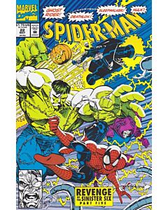 Spider-Man (1990) #  22 (7.0-FVF) Hulk, Ghost Rider, Deathlok, Solo, Sleepwalker