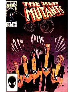 New Mutants (1983) #  24 (5.0-VGF) Sienkiewicz