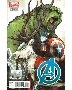 Avengers (2013) #  24.Now Cover H (8.0-VF) David Petersen Variant