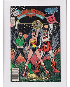 Wonder Woman (1987) #  25 Newsstand (4.0-VG) Invasion First Strike! Price tags on cover