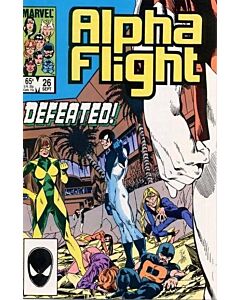 Alpha Flight (1983) #  26 (7.0-FVF) John Byrne, Omega Flight