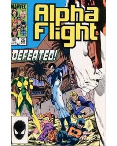 Alpha Flight (1983) #  26 (7.0-FVF) John Byrne, Omega Flight