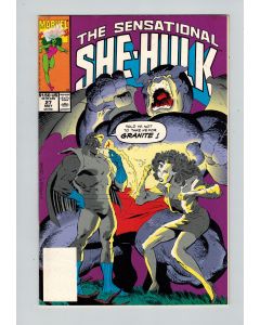 Sensational She-Hulk (1989) #  27 White UPC (6.0-FN) Pricetag on cover