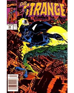 Doctor Strange (1988) #  28 Newsstand (8.0-VF) Ghost Rider