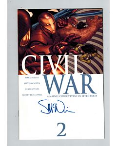 Civil War (2006) #   2 Signed by Steve McNiven (6.0-FN) (1710209)