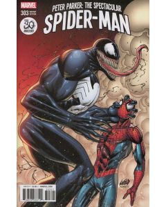 Peter Parker The Spectacular Spider-Man (2017) # 303 Cover B (9.0-VFNM) Venom 30th Anni. Variant