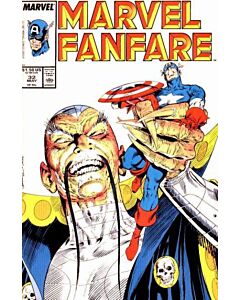 Marvel Fanfare (1982) #  32 (7.5-VF-) Captain America, Frog-Man