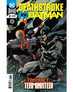 Deathstroke (2016) #  32 (8.0-VF) vs Batman