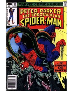 Spectacular Spider-man (1976) #  33 Newsstand (7.0-FVF)