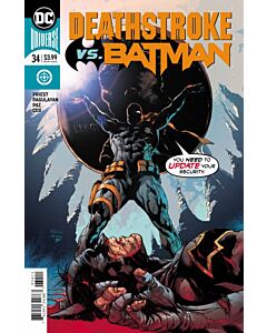 Deathstroke (2016) #  34 Cover A (8.0-VF) vs Batman