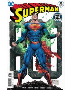 Superman (2016) #  34 Cover B (9.0-VFNM) Celebrating 800 issues!