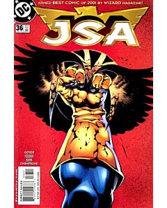 JSA (1999) #  36 (6.0-FN) Discolored spine