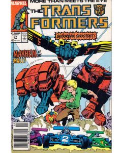 Transformers (1984) #  37 Newsstand (4.0-VG) Price tag on cover