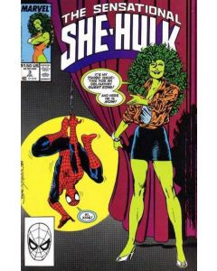 Sensational She-Hulk (1989) #   3 (7.0-FVF) Spider-man