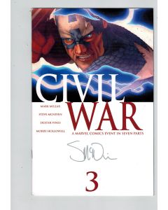 Civil War (2006) #   3 Signed by Steve McNiven (6.0-FN) (1710216)