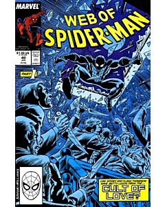 Web of Spider-Man (1985) #  40 (7.0-FVF) 1st Cult of Love