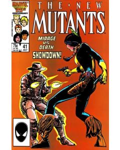 New Mutants (1983) #  41 (7.0-FVF) Mirage vs. Death, Barry Windsor-Smith cover