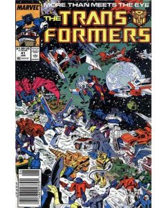 Transformers (1984) #  41 Newsstand (4.0-VG) Rust Migration