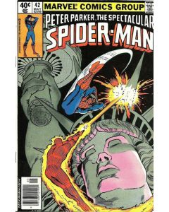 Spectacular Spider-Man (1976) #  42 Newsstand (7.0-FVF) Frightful Four